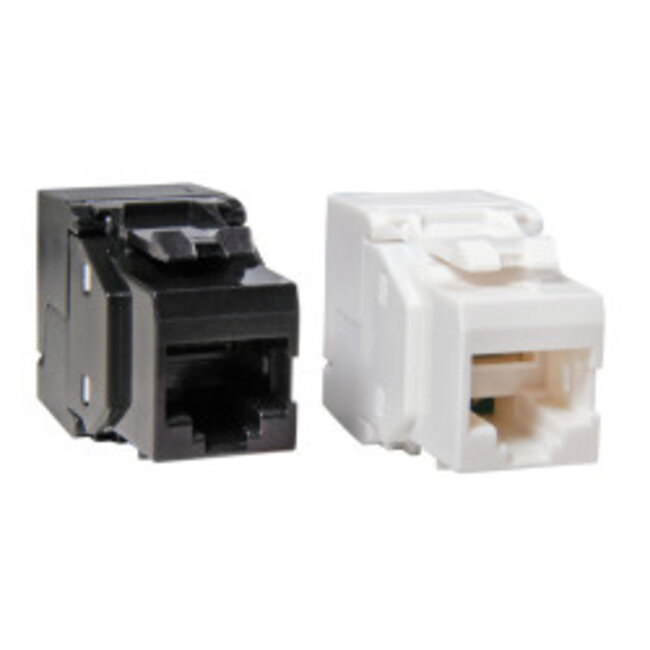 Keystone UTP, Cat6 250Mhz RJ45 los, wit