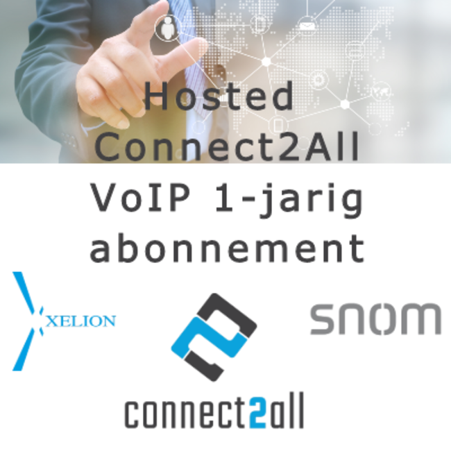 Hosted Connect2All VoIP 1-jarig