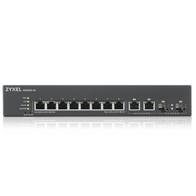 Zyxel GS2220-10 gigabit Nebula-Flex Managed L2 switch