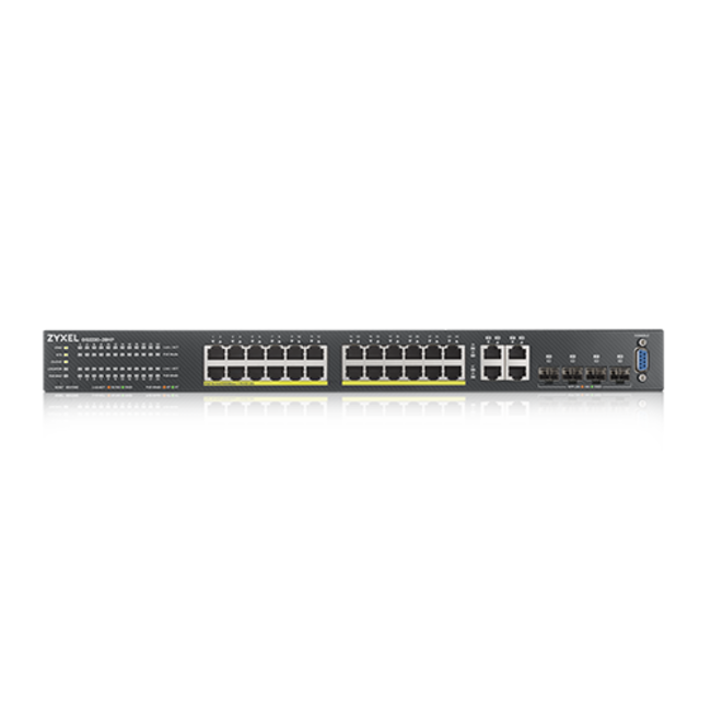 Zyxel GS2220-28HP poorts gigabit PoE+ Nebula-Flex Managed L2 switch