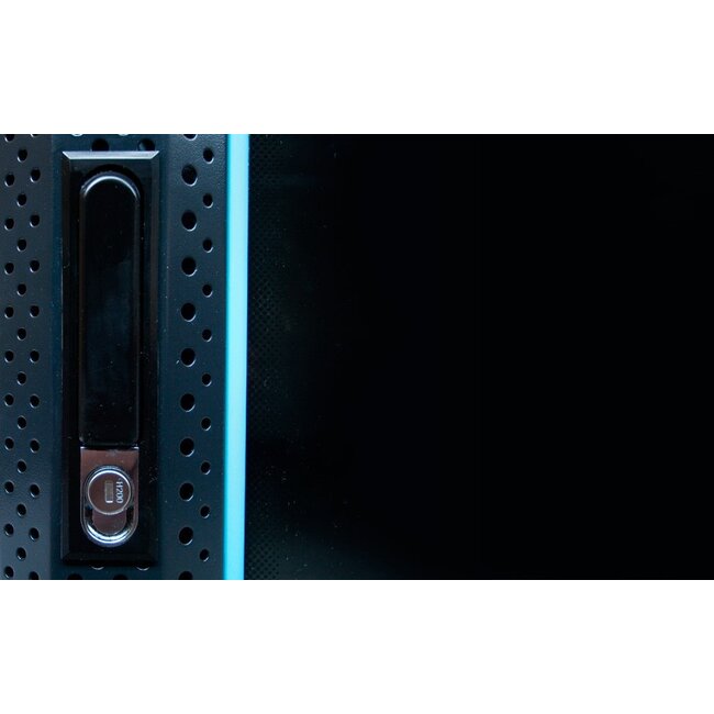 32U Patchkast 1000mm met glazen deur