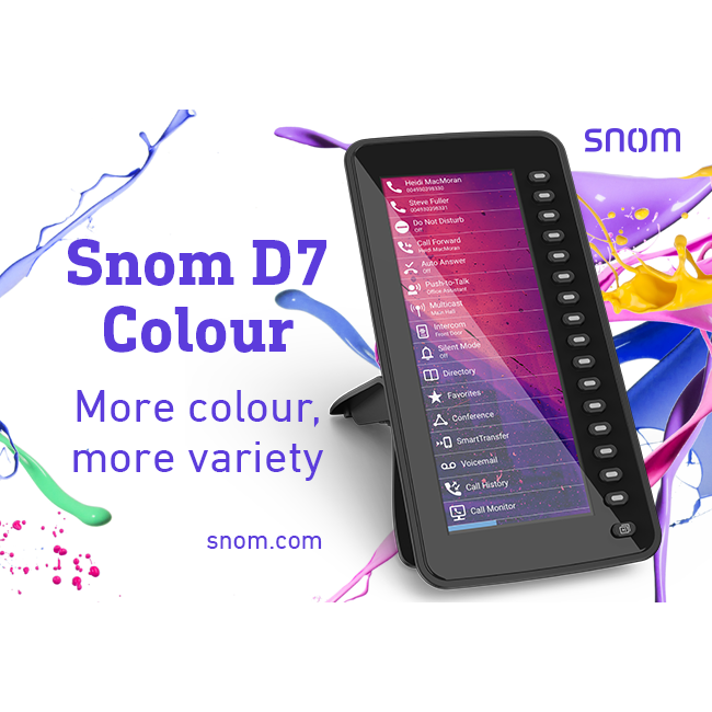 SNOM Keypad D7  kleurenscherm