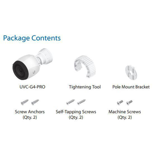 Ubiquiti Unifi Video Camera Protect G4 PRO