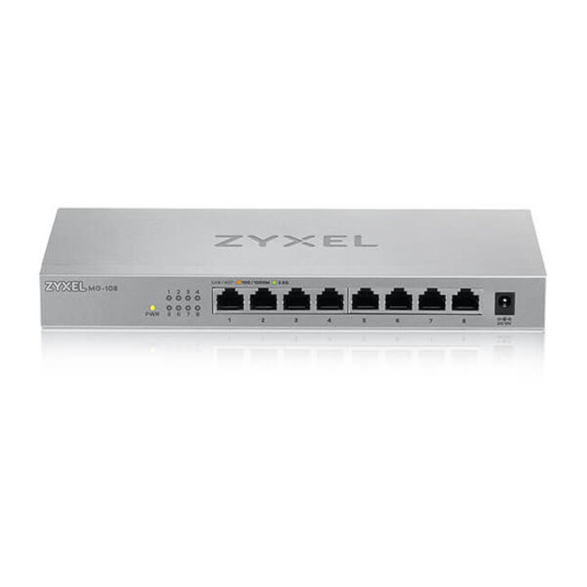 ZyXEL ZyXEL MG-108 8 Ports Desktop 2,5G MultiGig unmanaged Switch