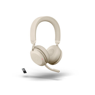 Jabra Evolve2 75 Link380a MS Stereo Beige