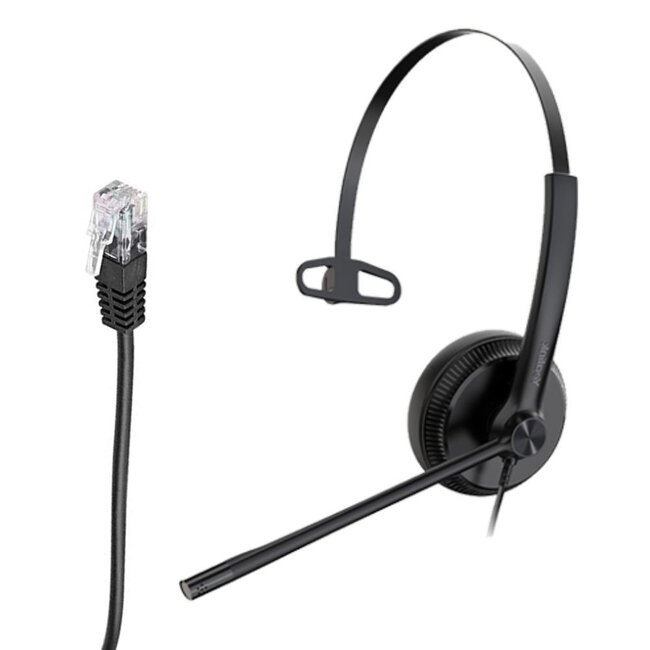 Yealink YHS34, headset mono opvolger van YSH33