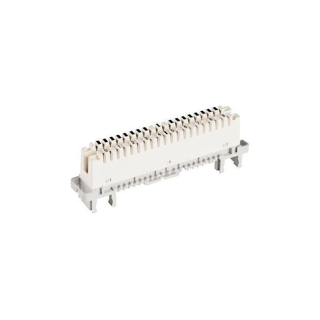 Cable Telco 2xRJ-21/Male/180º/5 Krone strips 10 pair (special looping config) - 2mtr