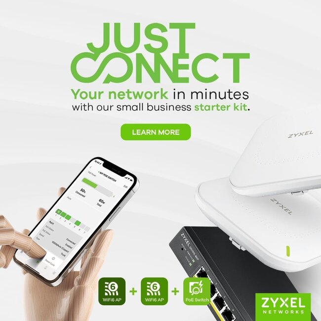 Starter Kit GS1915-8EP + 2x NWA90AX