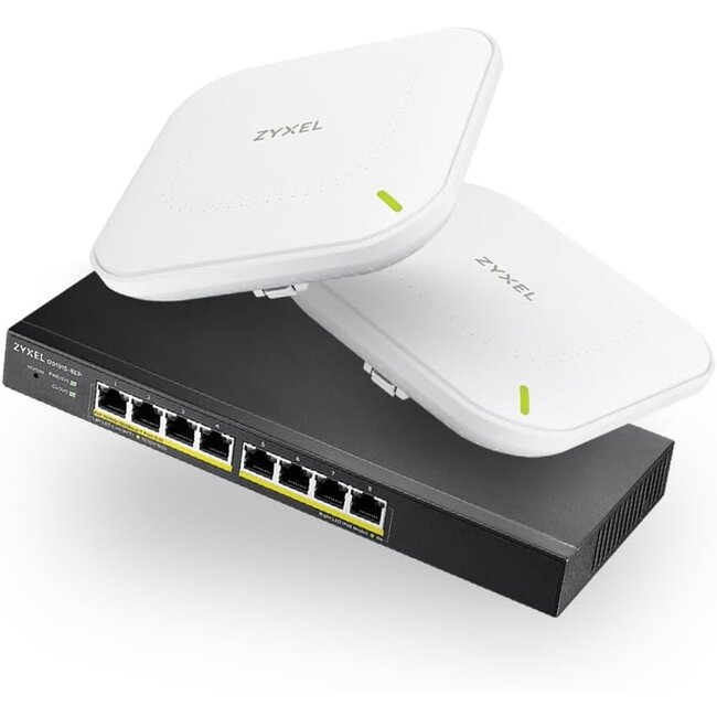 Starter Kit GS1915-8EP + 2x NWA90AX