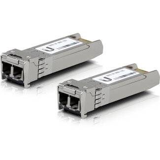 U Fiber, MultiMode 10G, LC Bidi. 2-pack