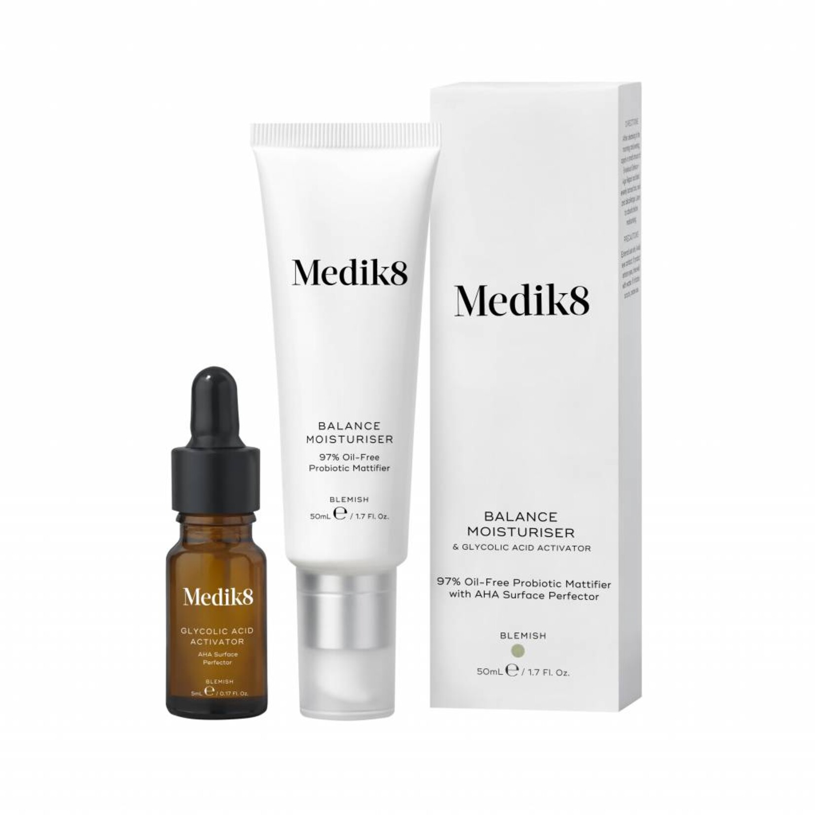 Medik8 Balancing Moisturiser Glycolic Activator