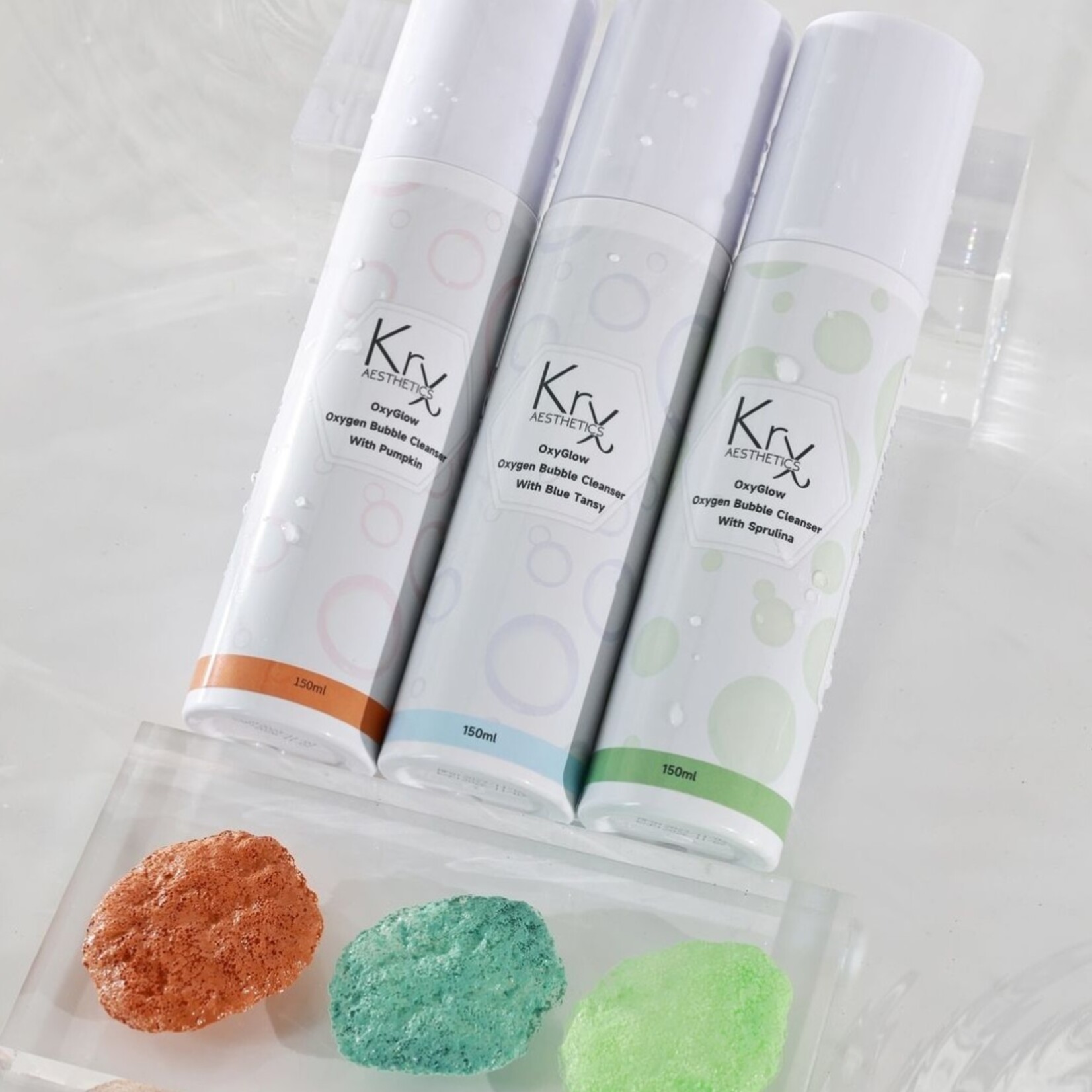 KRX  Oxyglow Bubble Wash BLAUW - Blue Tansy - KRX