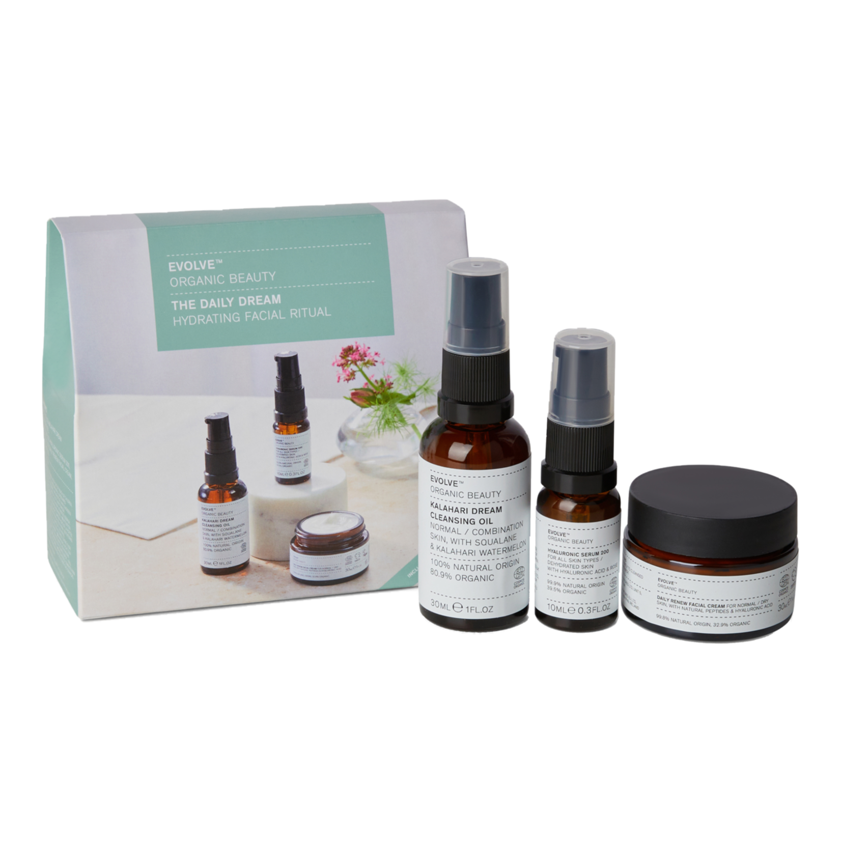 Evolve Organic Beauty The Daily Dream Hydrating Facial Ritual - Evolve