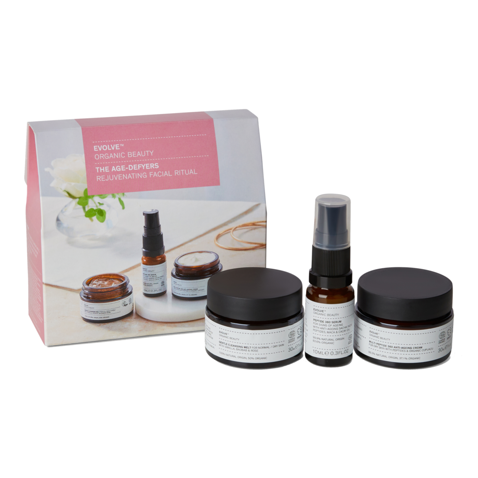 Evolve Organic Beauty The Age Defyers Rejuvenating Facial Rituals - Evolve