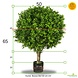 Artificial outdoor Boxwood ball 50 cm UV protected Artificial outdoor Boxwood ball 50 cm UV protected