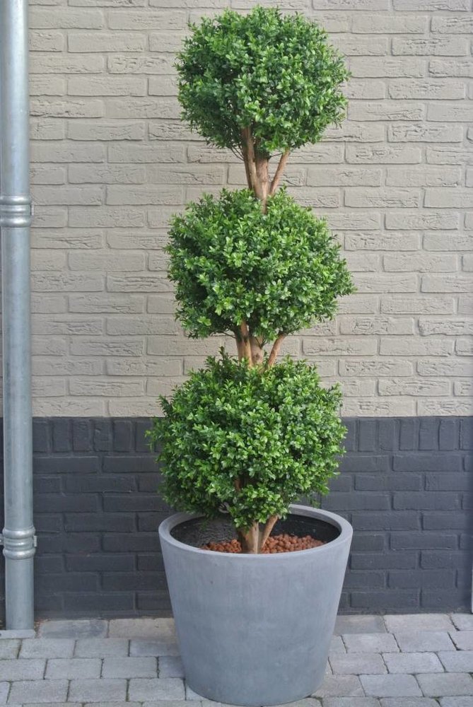 Outdoor Artificial Buxus Trio ball 175 cm UV protection Outdoor Artificial Buxus Trio ball 175 cm UV protection