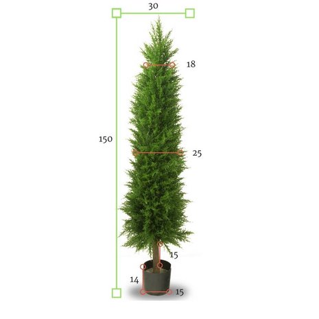 Outdoor Artificial Conifer tree 150 cm UV protected