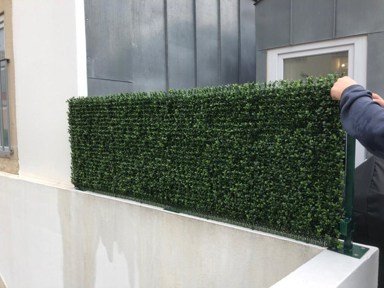 Kunst  Buxus mat verticaal 140 UV Kunst  Buxus mat verticaal 140 UV