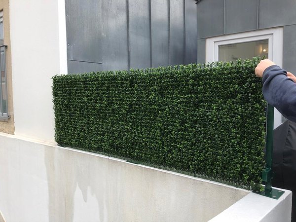 Kunst  Buxus mat verticaal 140 UV Kunst  Buxus mat verticaal 140 UV