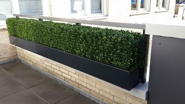 Kunst  Buxus mat verticaal 140 UV Kunst  Buxus mat verticaal 140 UV