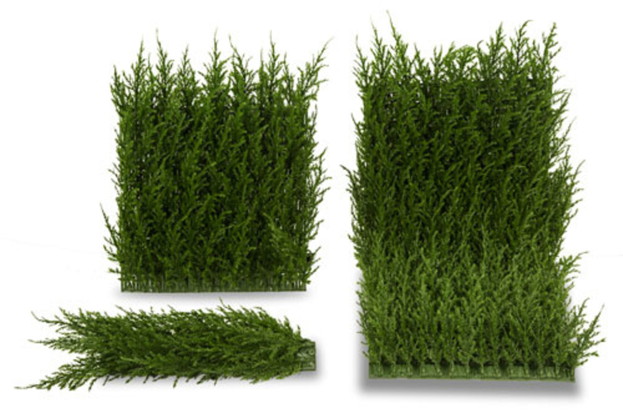 Outdoor artificial Conifer corner mat for fixing on Conifer mats UV protected Outdoor artificial Conifer corner mat for fixing on Conifer mats UV protected