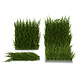 Outdoor artificial Conifer corner mat for fixing on Conifer mats UV protected Outdoor artificial Conifer corner mat for fixing on Conifer mats UV protected