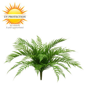 Artifical outdoor Ferns bestellen met 8 jaar kleurgarantie