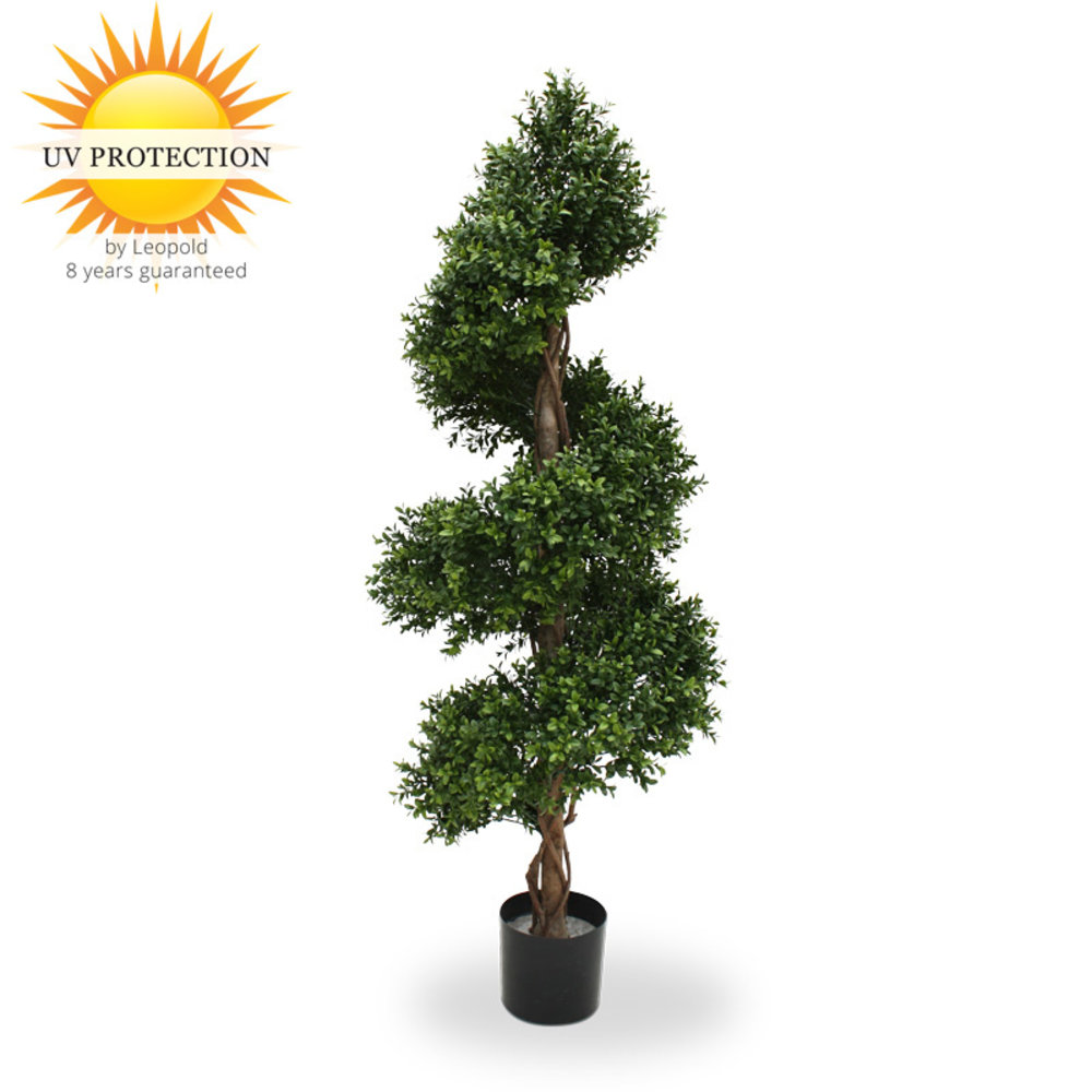 Outdoor artificial Boxwood Spiral tree 140 cm UV protected Outdoor artificial Boxwood Spiral tree 140 cm UV protected