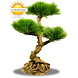 Artificial outdoor Bonsai tree 60 cm UV with 3 levels UV protected Artificial outdoor Bonsai tree 60 cm UV with 3 levels UV protected