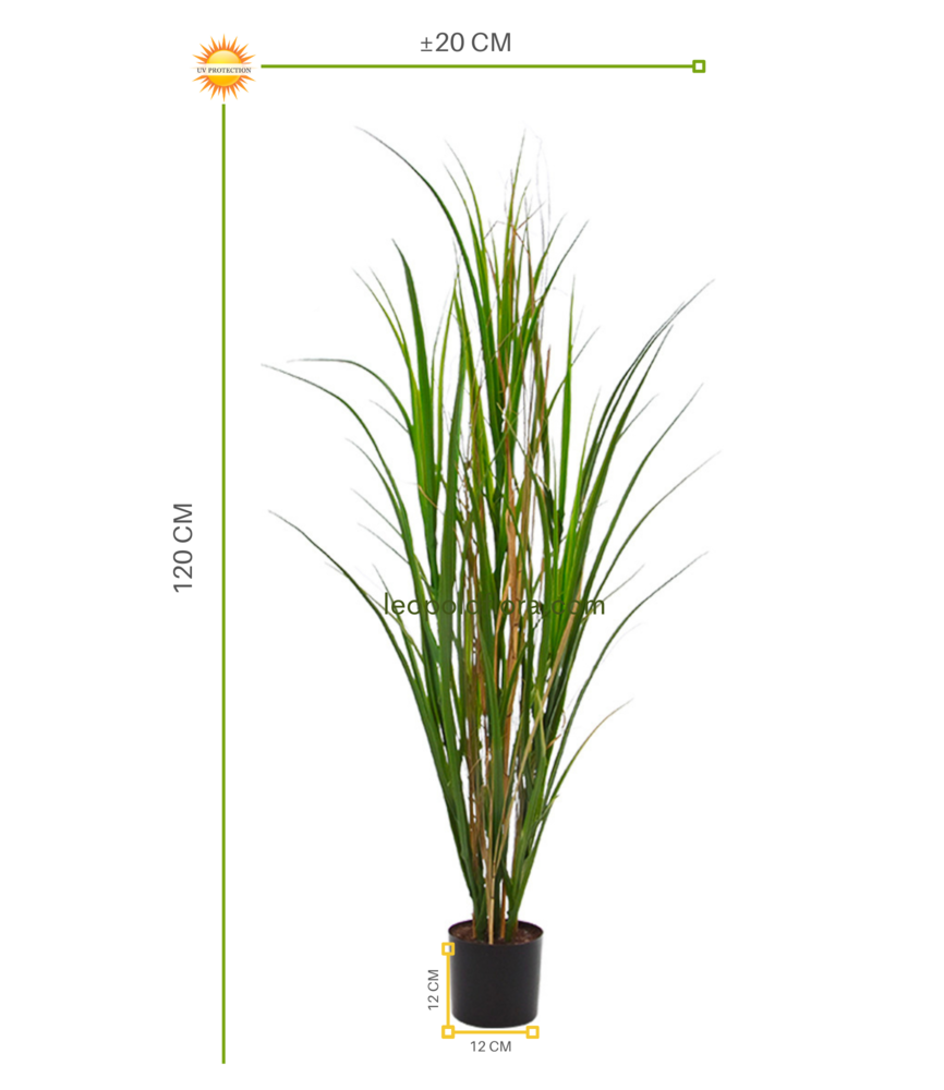 Smalle groene kunst Rietgras plant met 8-10 jaar Kleurgarantie Smalle groene kunst Rietgras plant met 8-10 jaar Kleurgarantie