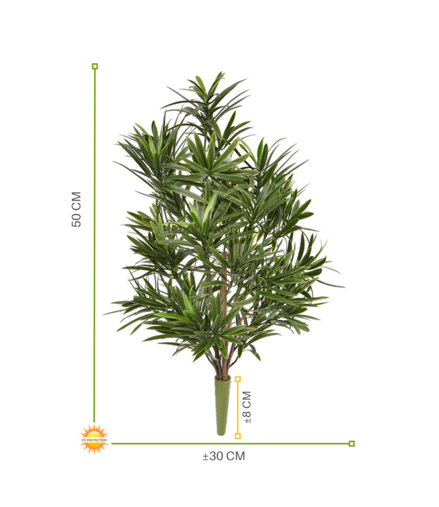 Buiten Podocarpus kunstboeket 50 cm UV Buiten Podocarpus kunstboeket 50 cm UV