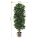 Artificial outdoor Laurel tree 120 cm UV-protected Artificial outdoor Laurel tree 120 cm UV-protected