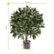 Artificial outdoor Laurel ball 55 cm UV Artificial outdoor Laurel ball 55 cm UV