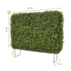 Artificial outdoor boxwood hedge on frame Artificial outdoor boxwood hedge on frame