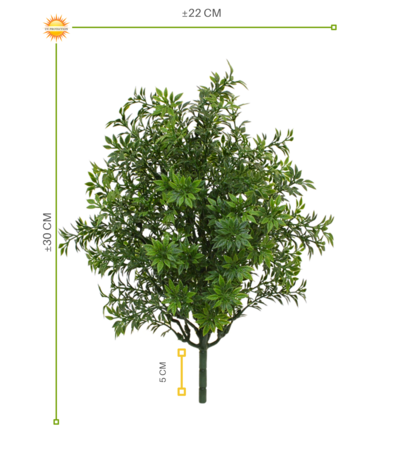 Artificial Eucalyptus bush 30 cm UV for outdoors Artificial Eucalyptus bush 30 cm UV for outdoors