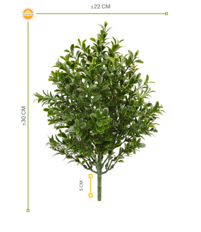 Artificial outdoor Boxwood bush 30 cm UV
