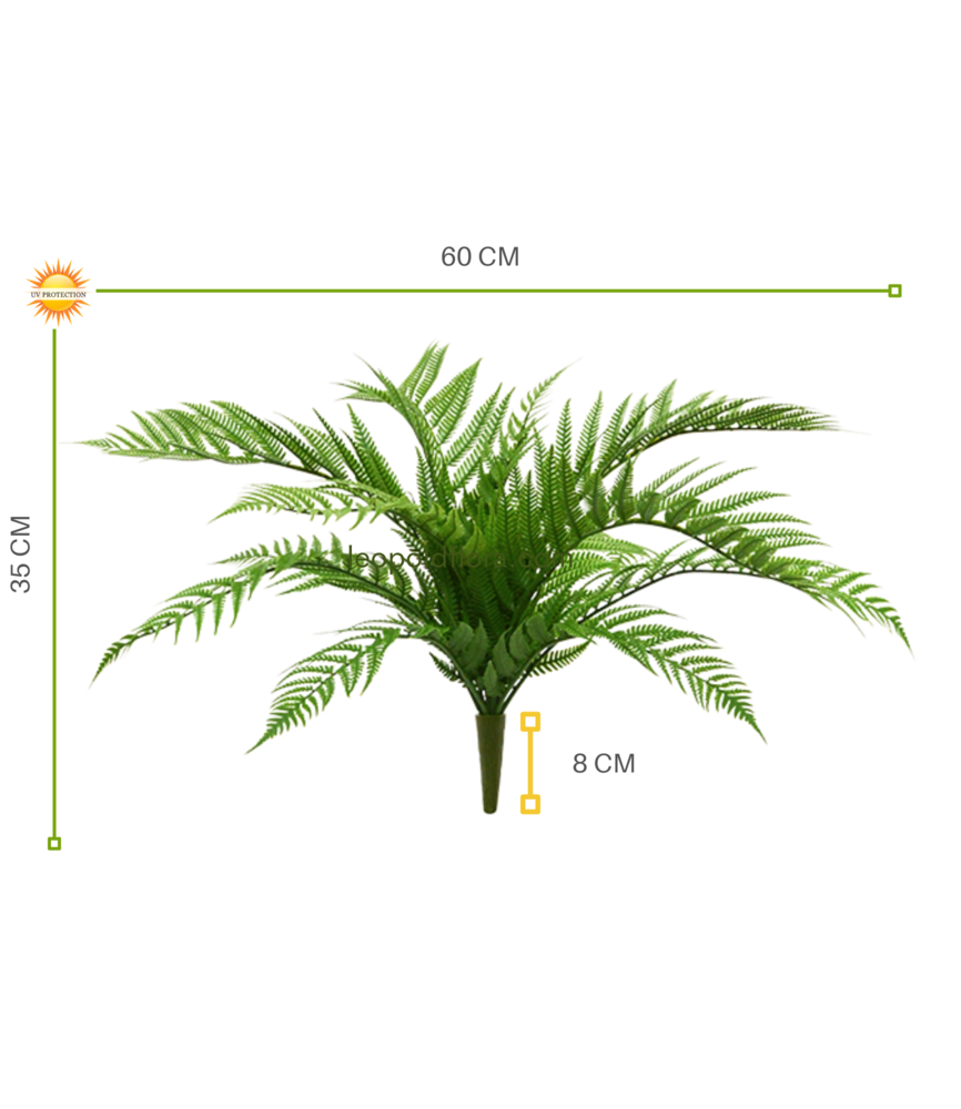 Artificial outdoor Fern bouquet 60 cm UV-protected Artificial outdoor Fern bouquet 60 cm UV-protected