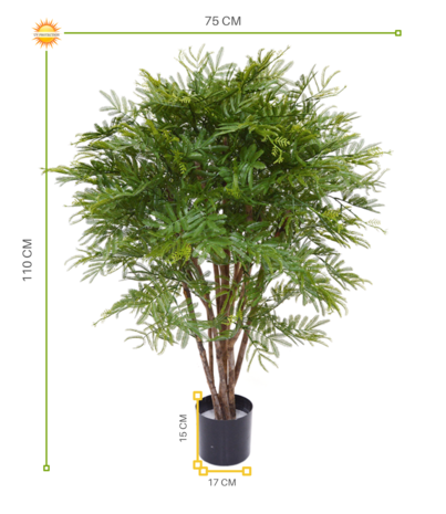 Artificial outdoor Mimosa plant 110 cm UV-protected Artificial outdoor Mimosa plant 110 cm UV-protected