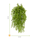 Outdoor Artificial Dischidia Nummularia hanging plant 40 cm UV Outdoor Artificial Dischidia Nummularia hanging plant 40 cm UV