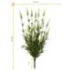 Artificial white Lavender bouquet uv-protected for Outdoor Artificial white Lavender bouquet uv-protected for Outdoor