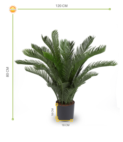 Kunst Palmboom Cycas 80 cm voor Buiten Kunst Palmboom Cycas 80 cm voor Buiten
