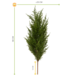 Outdoor artificial Conifer branch 45 cm with UV protection Outdoor artificial Conifer branch 45 cm with UV protection