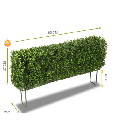 UV Kunst buxus heg 35x80cm UV Kunst buxus heg 35x80cm