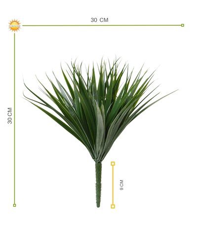 Low Artificial grass bouquet 30 cm UV Low Artificial grass bouquet 30 cm UV