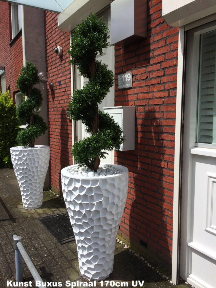 Hoge Kunststof buxus Spiraal boom 170 cm UV Hoge Kunststof buxus Spiraal boom 170 cm UV