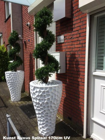 Hoge Kunststof buxus Spiraal boom 170 cm UV Hoge Kunststof buxus Spiraal boom 170 cm UV
