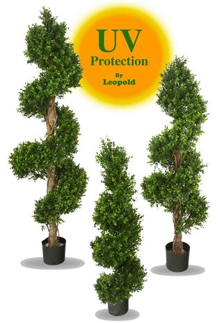 Kunst buxus Spiraal 140 cm UV Kunst buxus Spiraal 140 cm UV