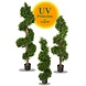 Outdoor Artificial Buxus Spiral tree 100 cm UV protected Outdoor Artificial Buxus Spiral tree 100 cm UV protected