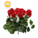 Outdoor artificial Geranium XL red uv-proof Outdoor artificial Geranium XL red uv-proof