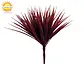 Red artificial grass plant UV 30cm